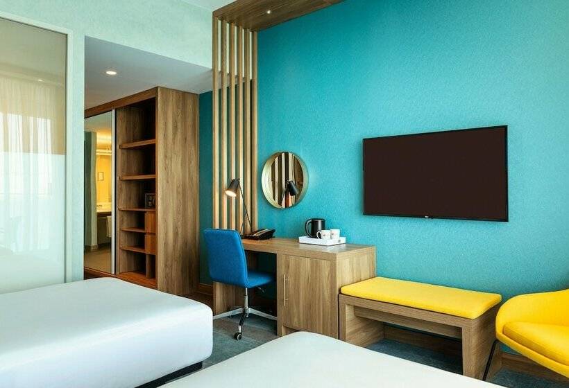 اتاق استاندارد با بالکن و چشم‌انداز دریا, Aloft Palm Jumeirah