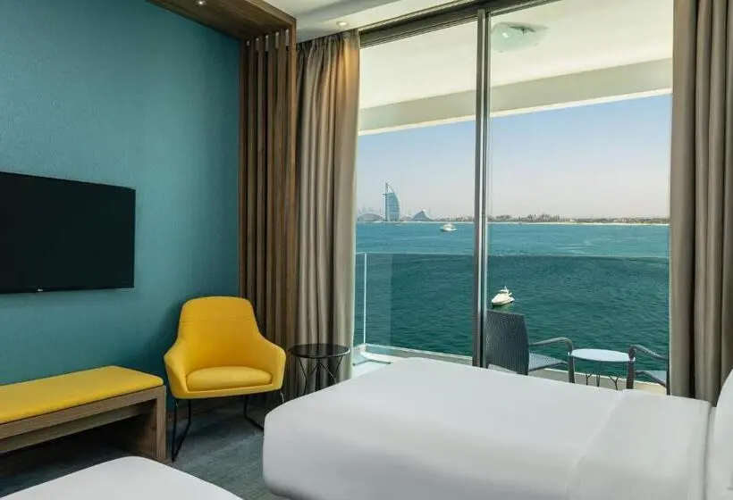 اتاق استاندارد با بالکن و چشم‌انداز دریا, Aloft Palm Jumeirah