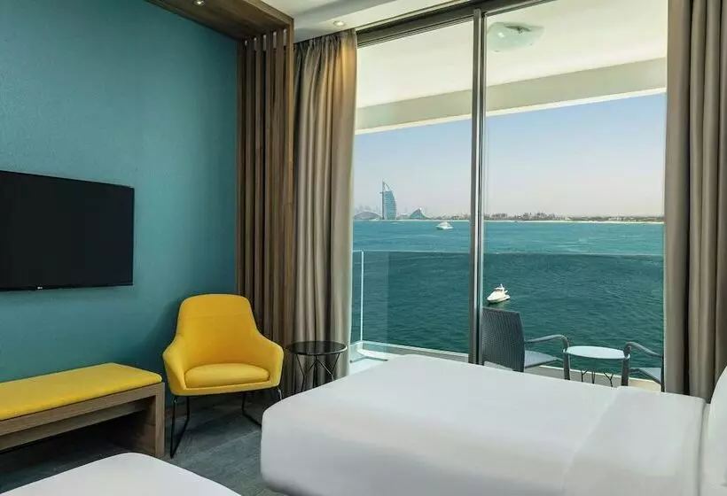 اتاق استاندارد با بالکن و چشم‌انداز دریا, Aloft Palm Jumeirah