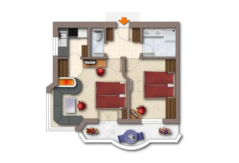 Apartament Comfort 1 Sypialnia, Gerlosperle