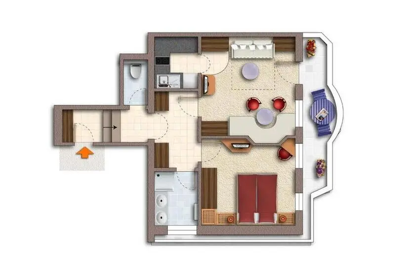 Apartament Comfort 1 Sypialnia, Gerlosperle