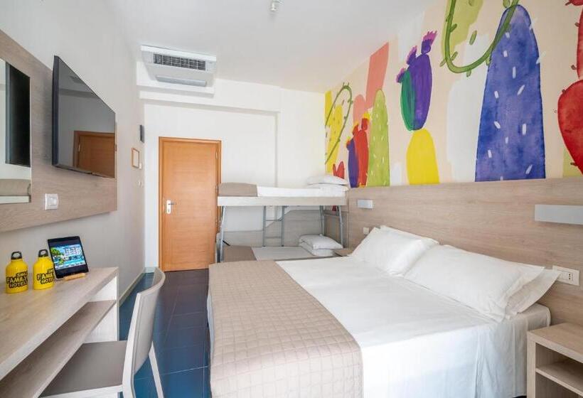 اتاق استاندارد چهار تخته, Lotus Hotel All Inclusive & Spiaggia