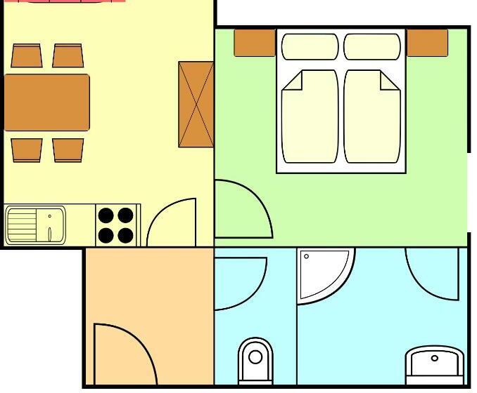 침실 1개 아파트, Tauernglöckl