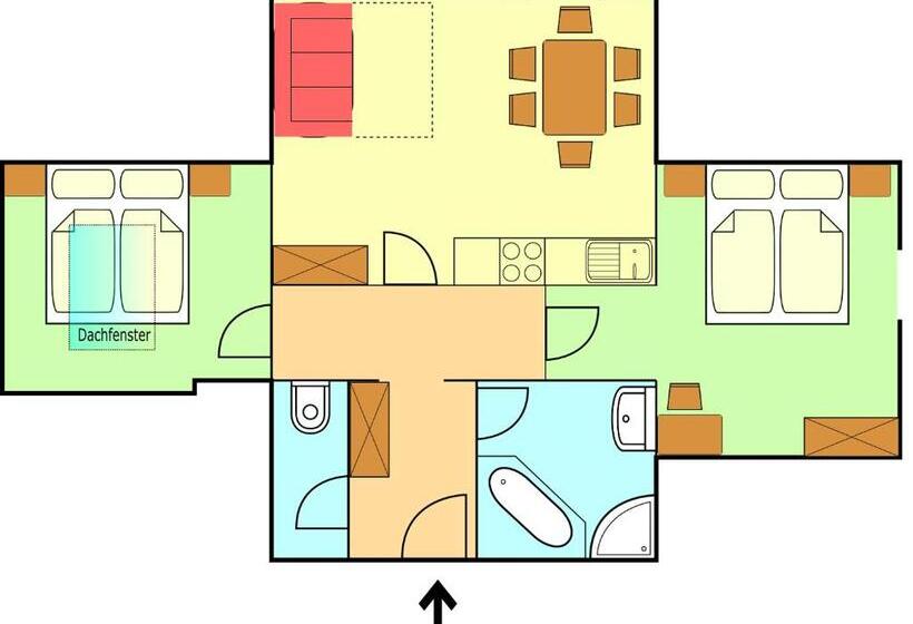 침실 2개 아파트, Tauernglöckl