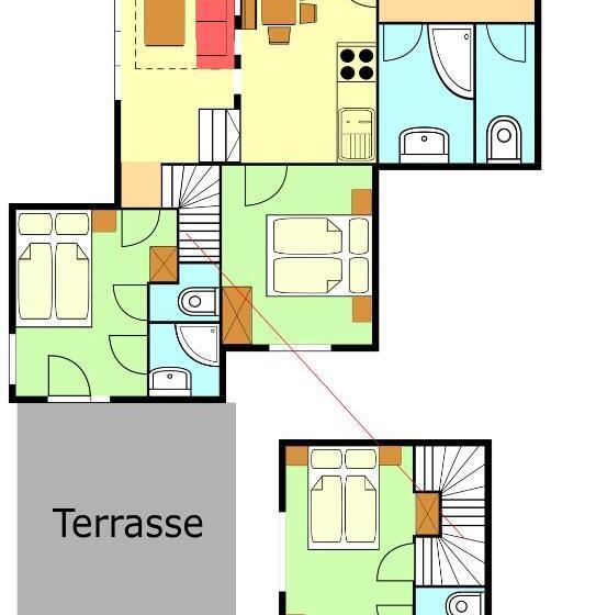 3침실 디럭스 아파트, Tauernglöckl