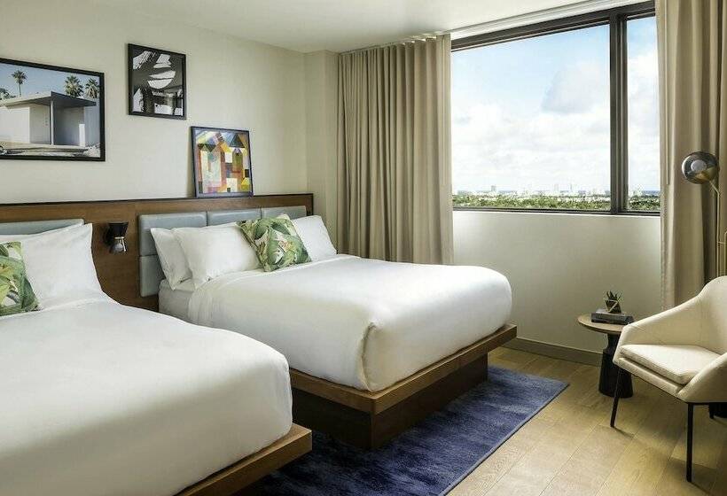 带2个双人床的标准工作室, The Dalmar, Fort Lauderdale, A Tribute Portfolio