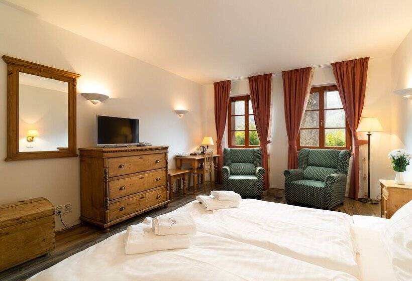 デラックスルーム, Pension Slunečnice & Panorama Restaurace Farma