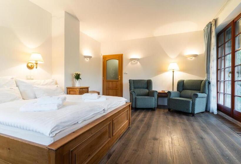 テラス付きデラックスルーム, Pension Slunečnice & Panorama Restaurace Farma