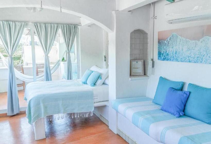 غرفة قياسية مزوَّدة بشُرفة, Sayulita Central