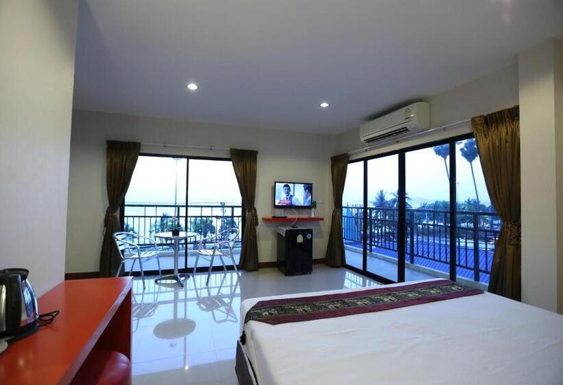 Deluxe-huone Merinäkymä Parveke, Sunlight