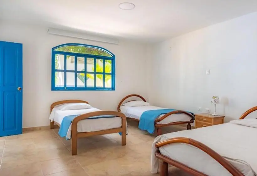Standard Neljän Hengen Huone, Casa Caribe Colonial