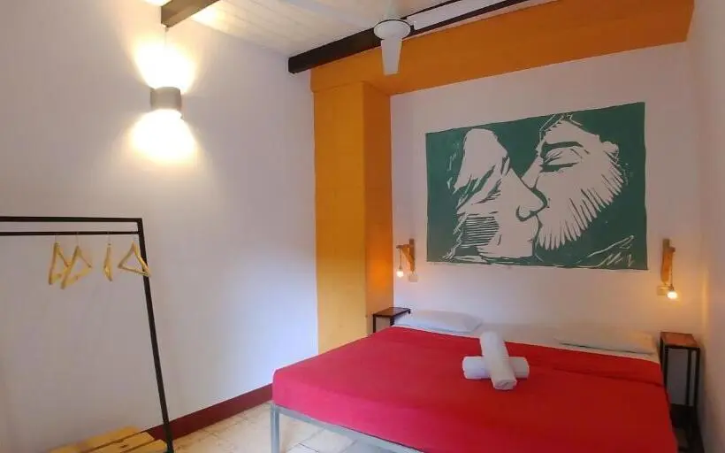 اتاق استاندارد با تخت بزرگ, Hostel De Boca En Boca