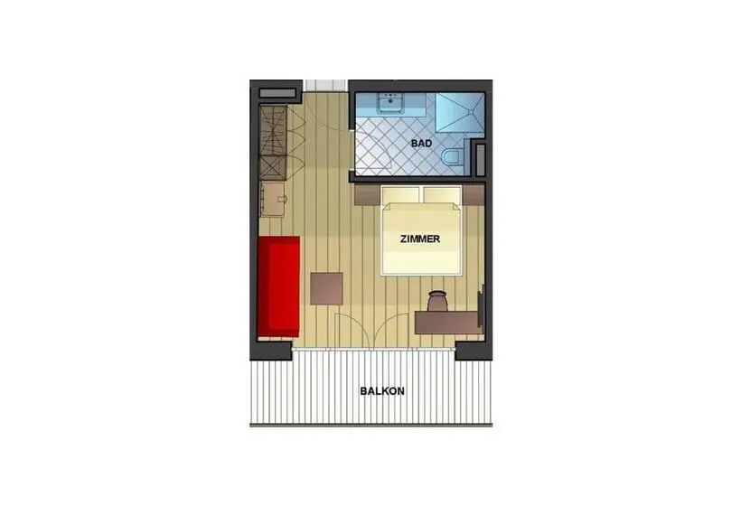 バルコニー付きスタンダードルーム, Appartement Pension Kendlbacher