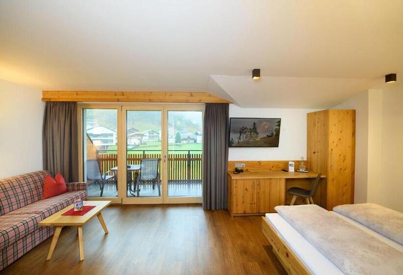 חדר דלוקס עם מרפסת, Appartement Pension Kendlbacher