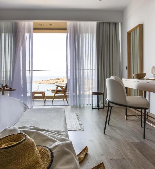 غرفة ديلوكس مطلّة علي البحر, Mett Hotel & Beach Resort Bodrum