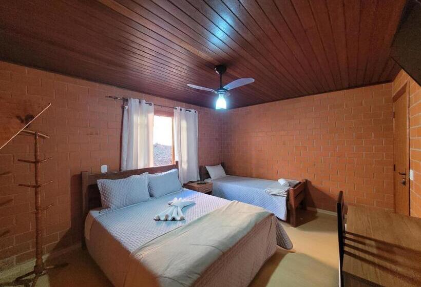 스탠다드 트리플 룸, Pousada Cravo & Canela