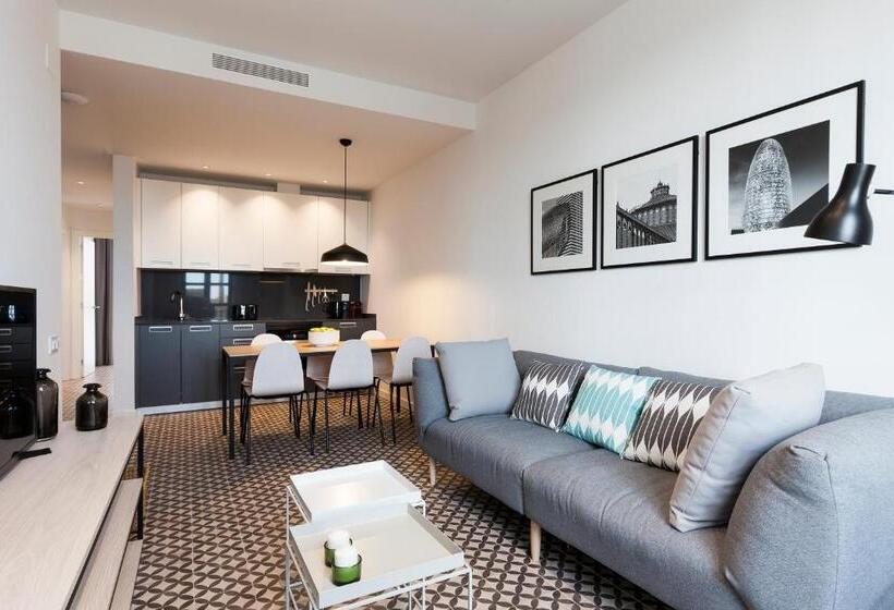 Апартаменты 3 Спальни, Aspasios Poble Nou Apartments