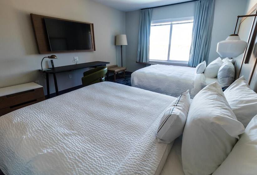 חדר סטנדרט שתי מיטות זוגיות, Fairfield Inn & Suites By Marriott Brownsville North