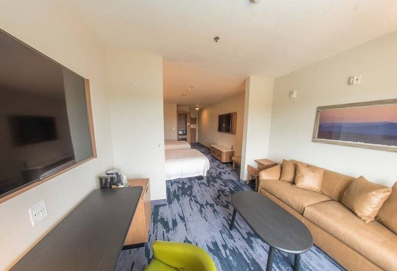２ダブルベッドのスタンダードルーム, Fairfield Inn & Suites By Marriott Brownsville North
