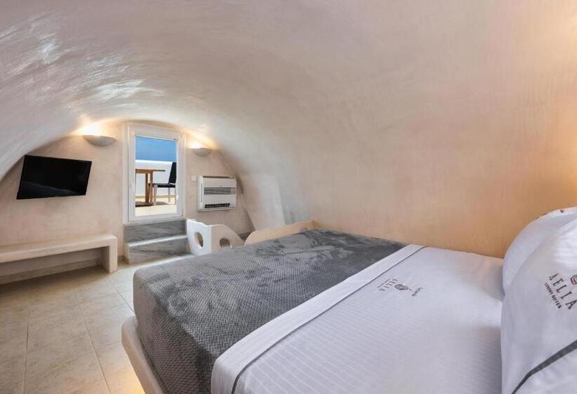 סוויטה עם ג'קוזי, נוף לים, Aelia Luxury Suites