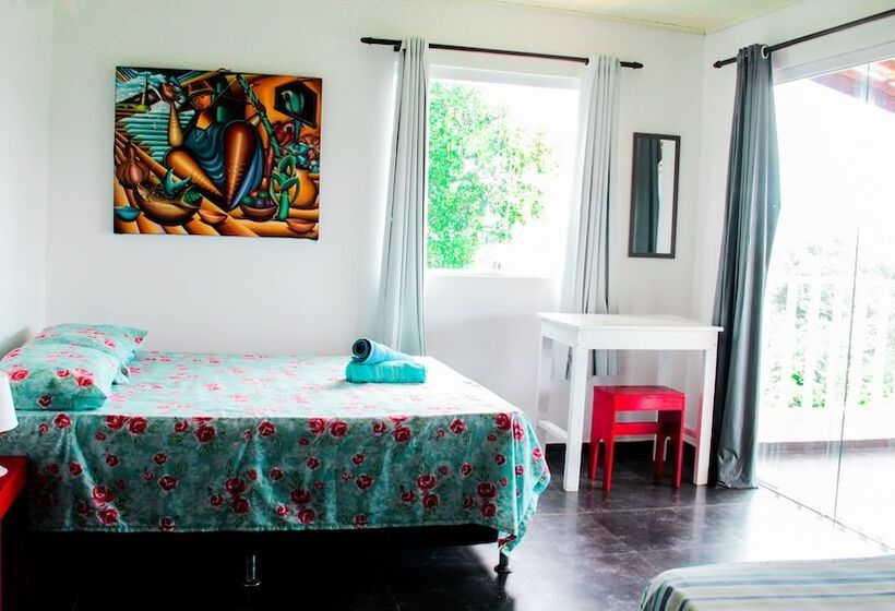 غرفة قياسية رباعية مطلة على البحر, Eco Pousada Jardim Botânico