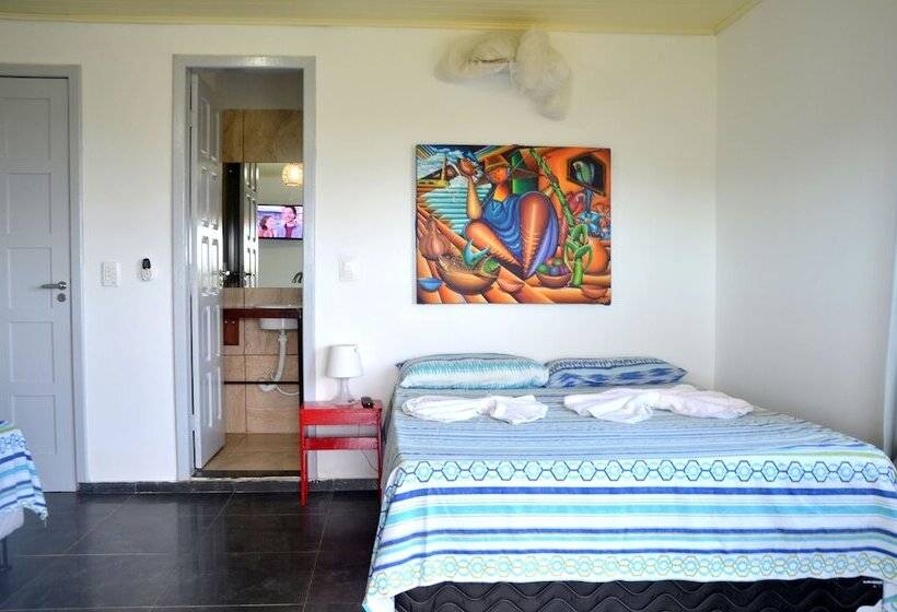 غرفة قياسية رباعية مطلة على البحر, Eco Pousada Jardim Botânico