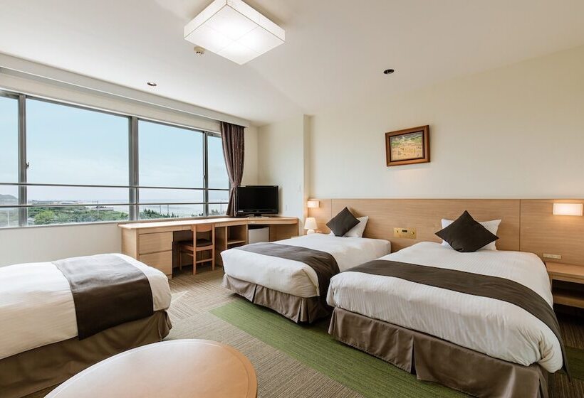 غرفة سوبيريور ثلاثية, Kamenoi Hotel Chitamihama