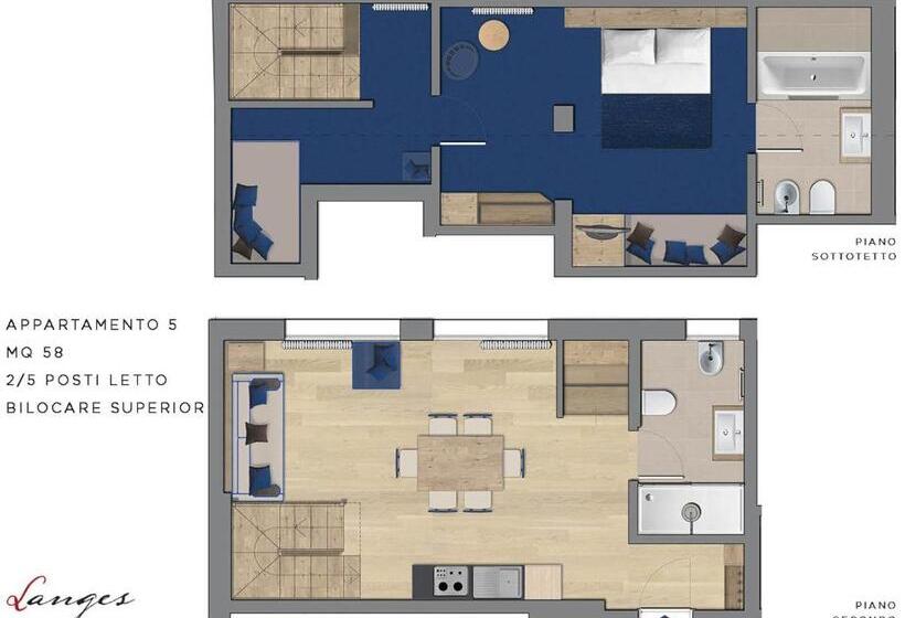 침실 1개 수피리어 아파트, Residence Langes