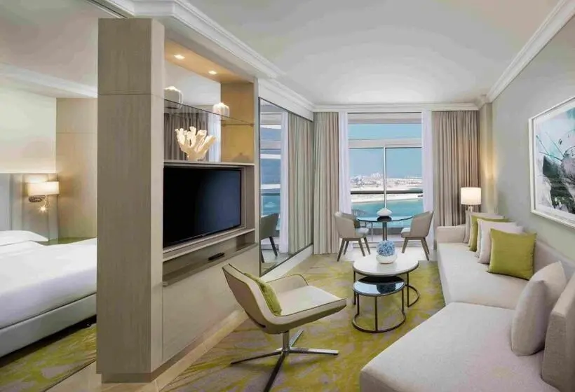 バルコニー付き１ベッドルームアパートメント, Beach Rotana – All Suites
