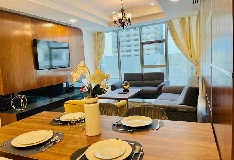 اتاق لوکس با چشم‌انداز دریا, Kiev Tower Hotel Apartments