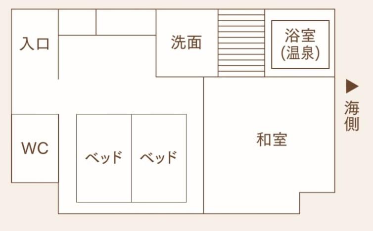 חדר סטנדרט, Iseya, Seaview Private Oceanside Bath