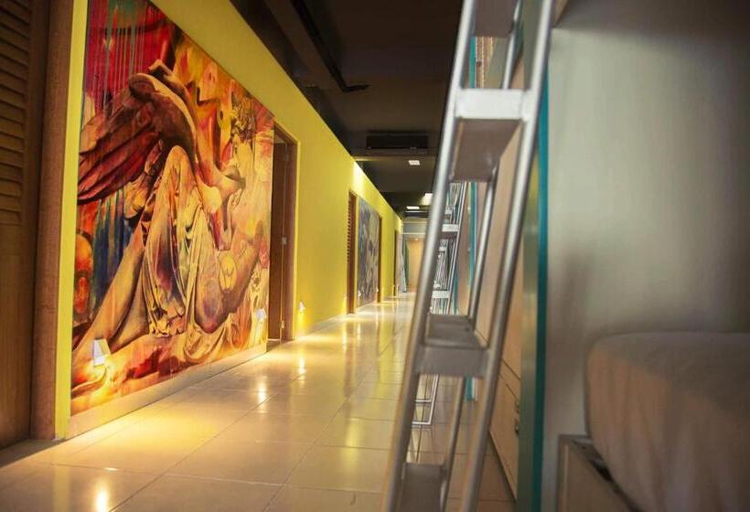 共用房间的床, Hostel Tropico 20º Oceanfront