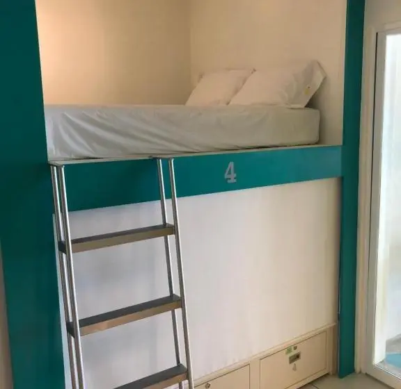 تختخواب در اتاق مشترک, Hostel Tropico 20º Oceanfront