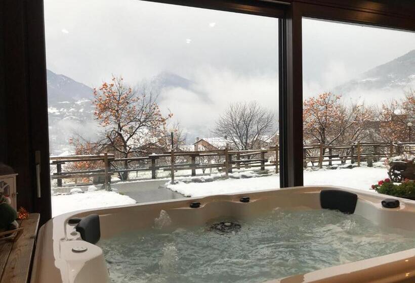 غرفة قياسية مزوَّدة بجاكوزي, Agriturismo Verger Plein Soleil