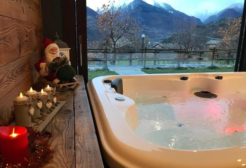 غرفة قياسية مزوَّدة بجاكوزي, Agriturismo Verger Plein Soleil