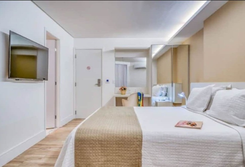 غرفة بريميوم إطلالة جانبية على البحر, Brisa Suítes Pajuçara