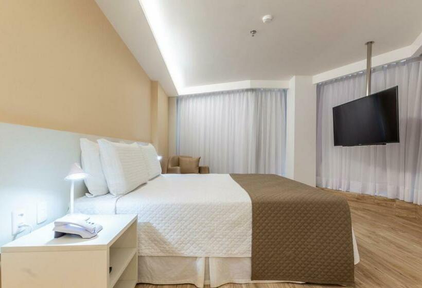 غرفة قياسية مطلّة علي البحر, Brisa Suítes Pajuçara