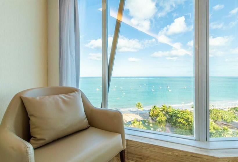 غرفة قياسية مطلّة علي البحر, Brisa Suítes Pajuçara