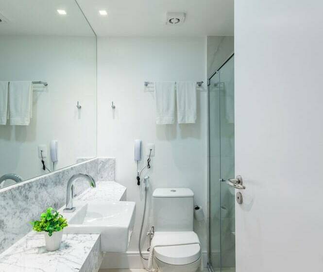 غرفة بريميوم مطلّة علي البحر, Brisa Suítes Pajuçara