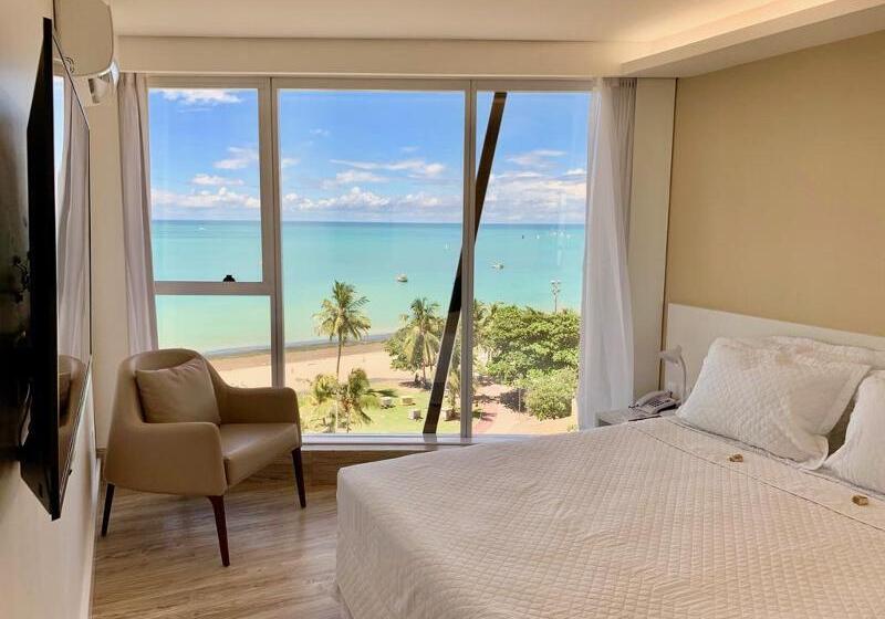 غرفة قياسية مطلّة علي البحر, Brisa Suítes Pajuçara