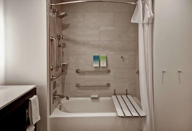 身障者適用ダブルベッド付きスタンダードルーム, Home2 Suites By Hilton Los Angeles Montebello