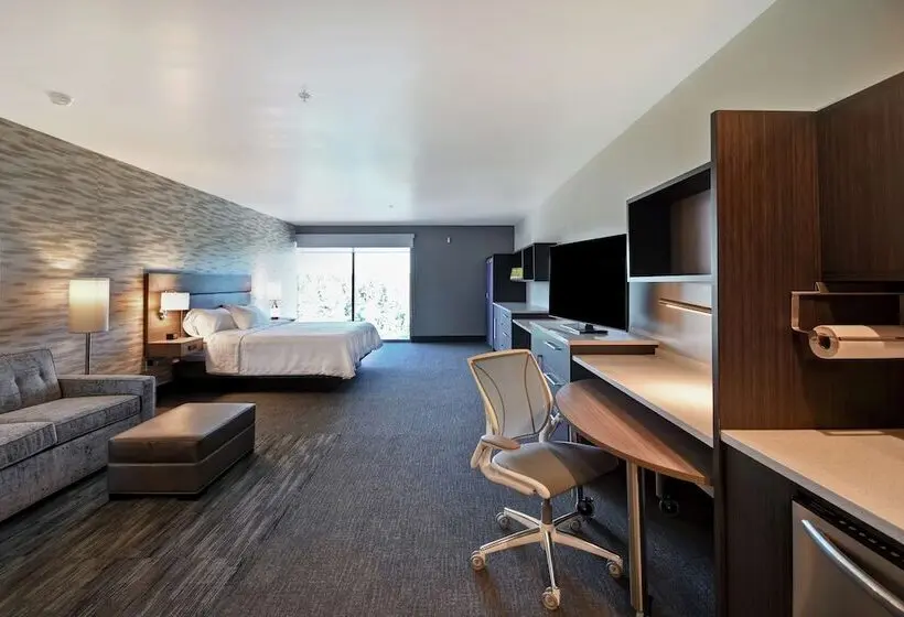 身障者適用ダブルベッド付きスタンダードルーム, Home2 Suites By Hilton Los Angeles Montebello