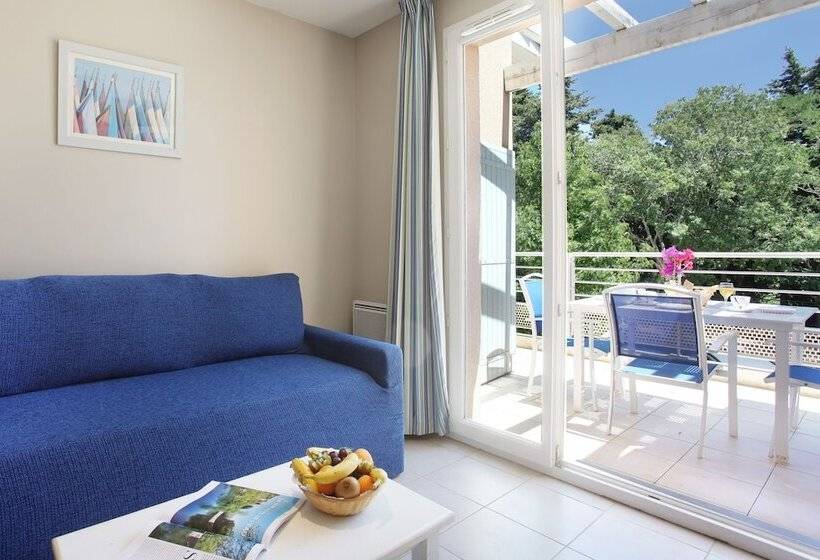 带2个卧室的公寓, Residence Odalys Les Oceanides