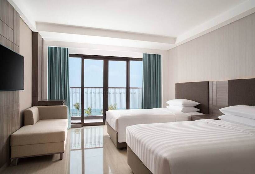 חדר סטנדרט נוף לים עם מרפסת, Fairfield By Marriott Belitung