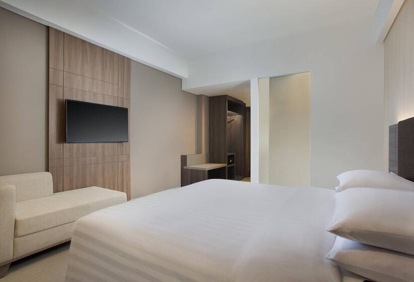 חדר סטנדרט מיטה זוגית נוף לים, Fairfield By Marriott Belitung