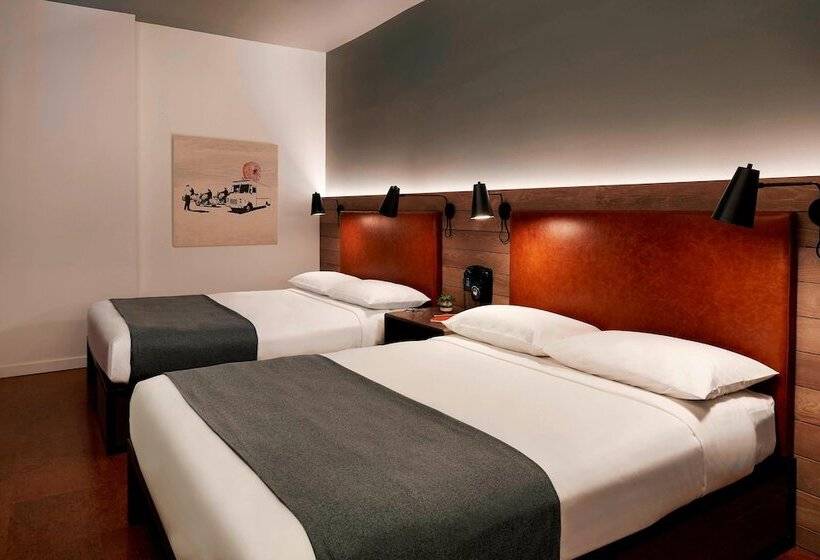 带2个双人床的标准工作室, Moxy Nyc Downtown