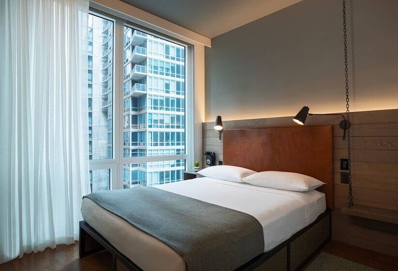 带2个双人床的标准工作室, Moxy Nyc Downtown