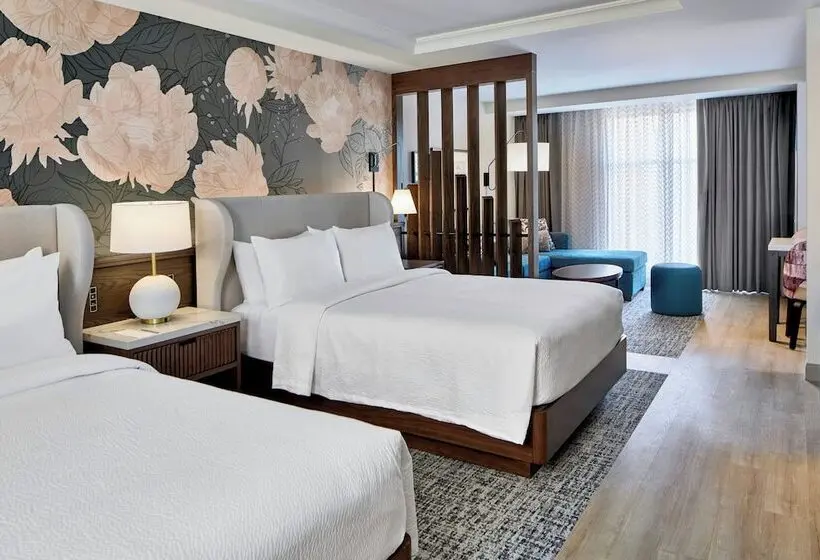 クイーンサイズベッドのスタンダードルーム, Residence Inn by Marriott Nashville Downtown/Convention Center