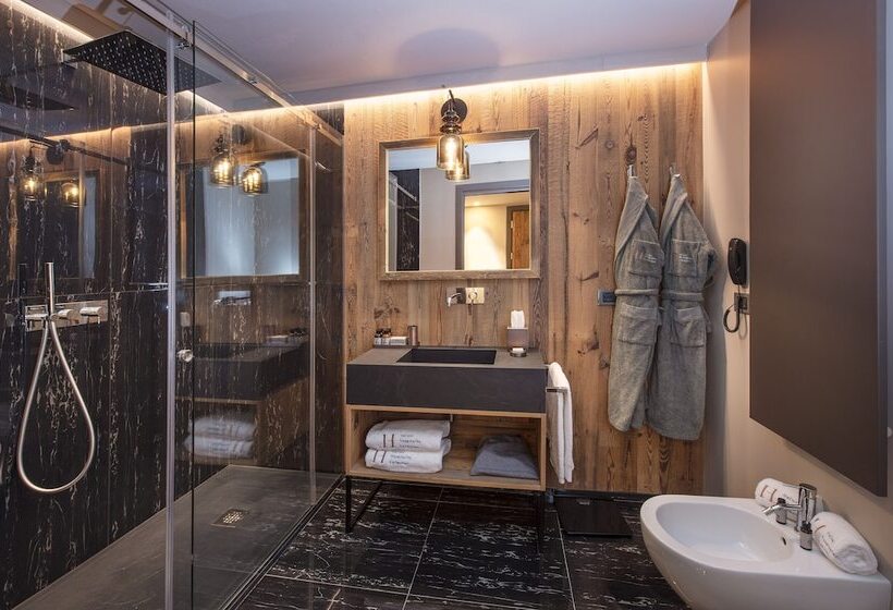 Апартаменты Deluxe 1 Спальня, Le Massif Hotel & Lodge Courmayeur The Leading Hotels Of The World