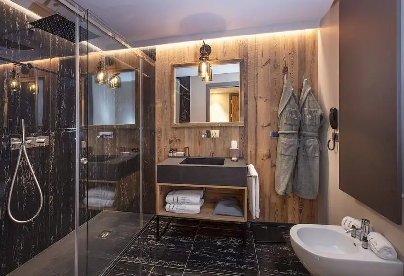 آپارتمان لوکس 1 خوابه, Le Massif Hotel & Lodge Courmayeur The Leading Hotels Of The World
